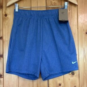 New Nike Dri-Fit Women’s Shorts Athletic Blue Small Running Training High Rise